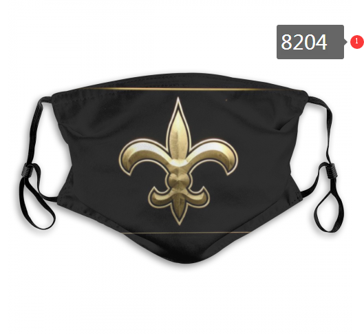 NFL 2020 New Orleans Saints #8 Dust mask with filter